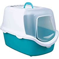 Trixie 40345 - Bandeja Higiénica Vicoeasyclean- Turquesa-Blanco- - 40 x 40 x 56 cm